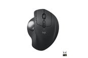 Mus - Logitech MX Ergo S - Ergonomisk mus - Optisk - 8 knapper - Svart - 910-007260