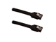 Sata - DUTZO Sleeved SATA kabel - Svart - 0.17 m - DSC-SATASL03BLK